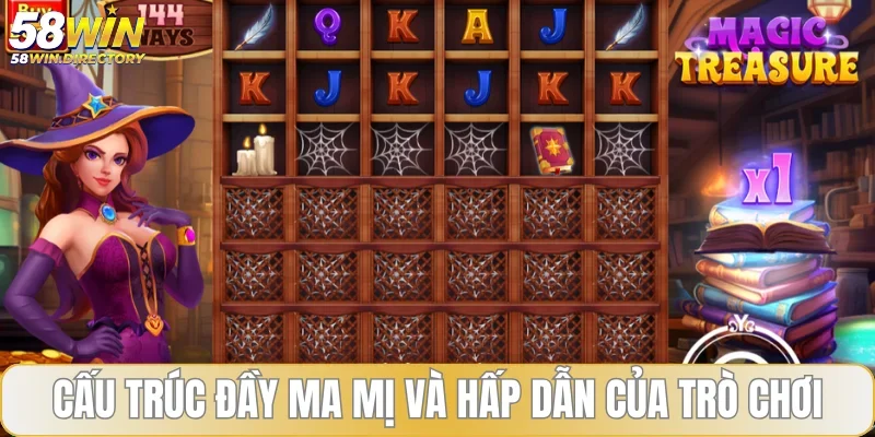 Cấu trúc đầy ma mị và hấp dẫn của trò chơi nổ hũ ma thuật