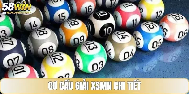 Cơ cấu giải XSMN chi tiết