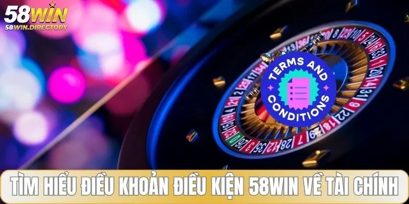 Tìm hiểu điều khoản điều kiện 58WIN về tài chính